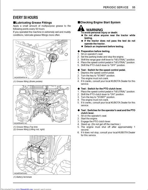 media kubota oil grease manual